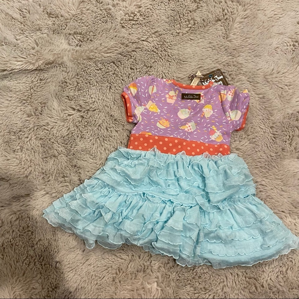 Matilda Jane extra sprinkles birthday dress 12/18m NWT - Picture 4 of 7